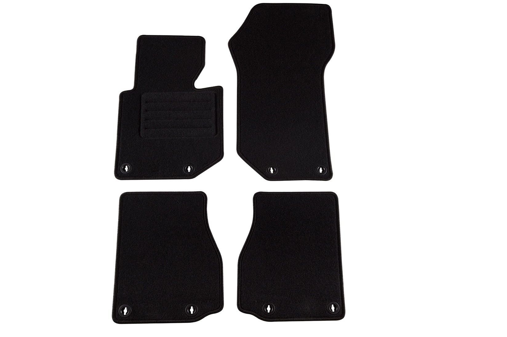 PETEX Платнени патосници за  серија 3 E36 кабрио 1991-1998 4 делови црни (B228) Rex материјал