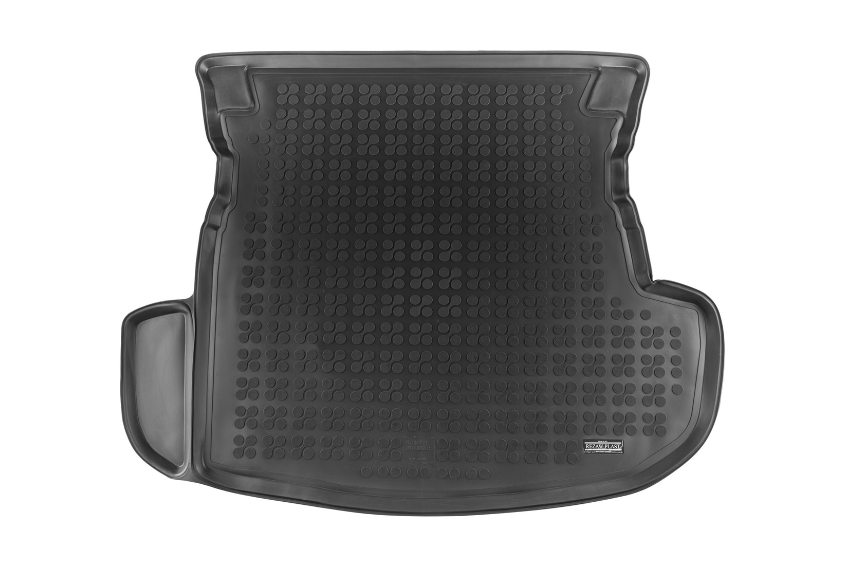 REZAW-PLAST Гумена Патосница за багажник за Mitsubishi Outlander по 2012 г. со стандартна резервна гума/со и без субуфер