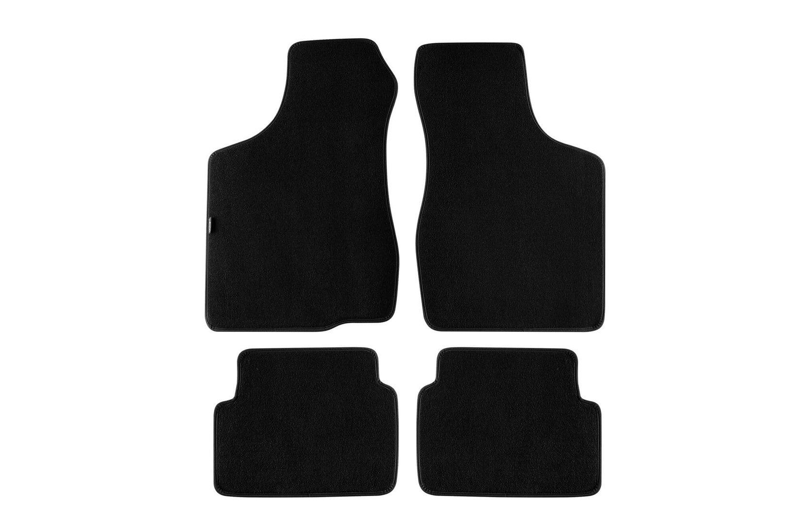 PETEX Платнени патосници за Opel Corsa A 1982-1993, 4 дела, црни, материјал Style