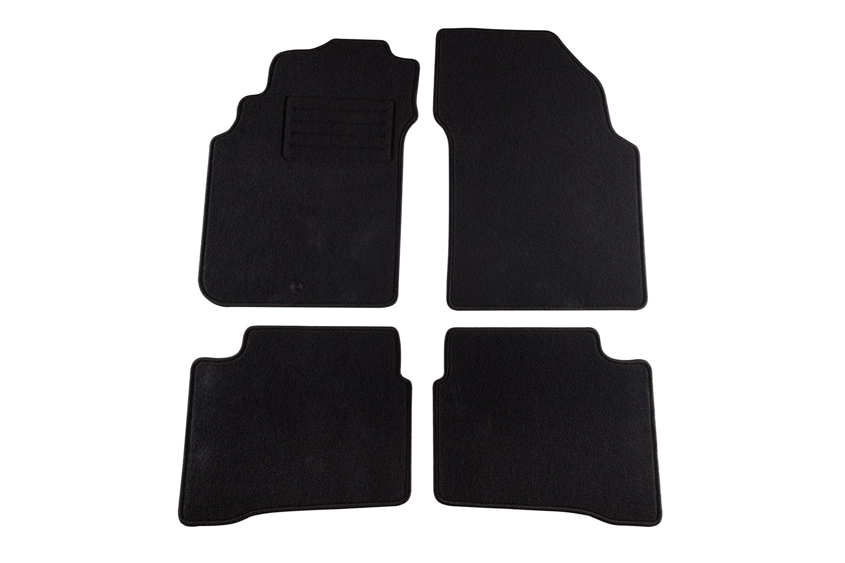 PETEX Платнени патосници за Nissan P11 99-02/traveller 09/1999-02/2002 4 делови црни Rex материјал