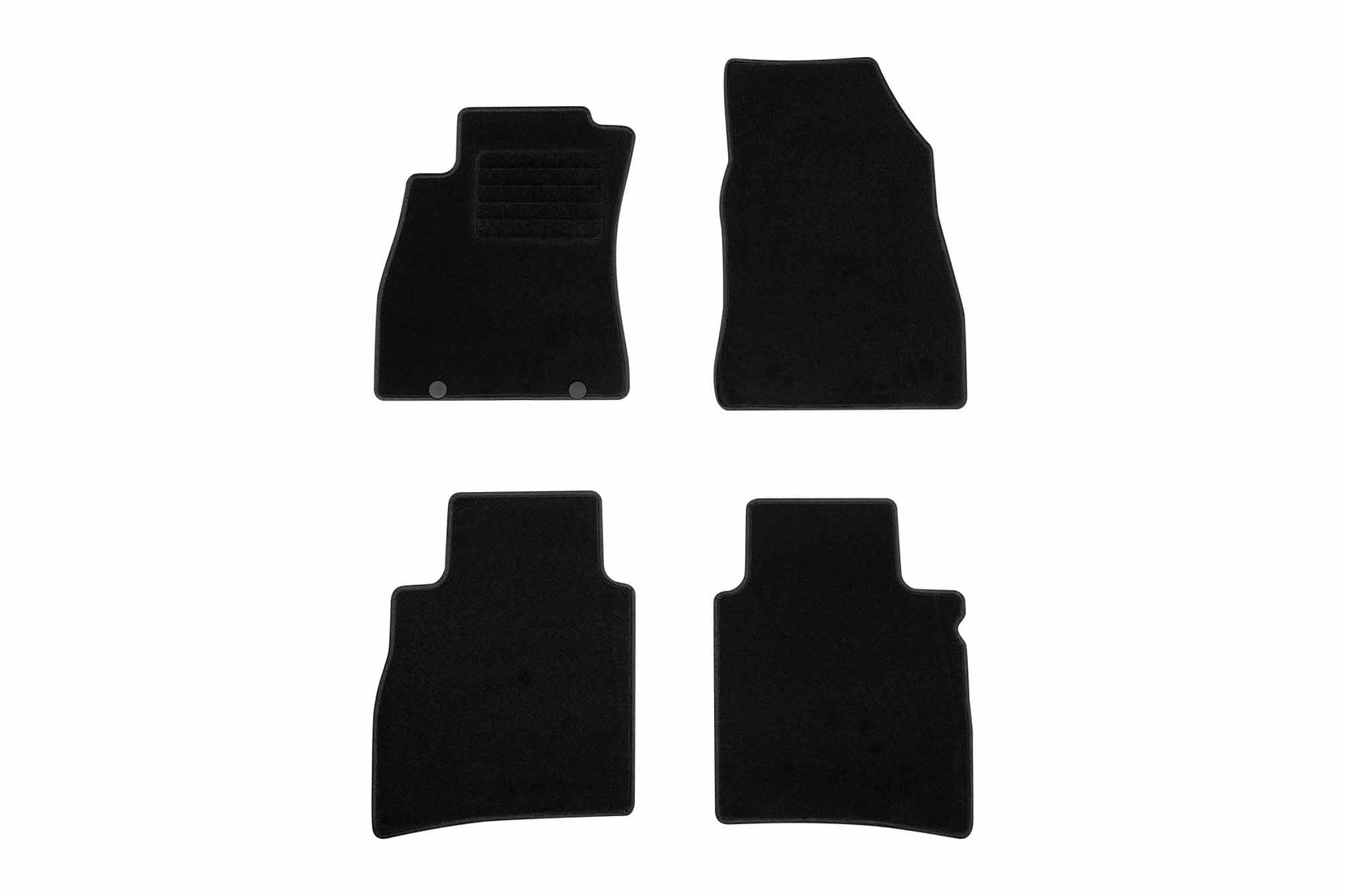 RIGUM Платнени патосници за Nissan Pulsar по 2014 г., 4 дела, црни