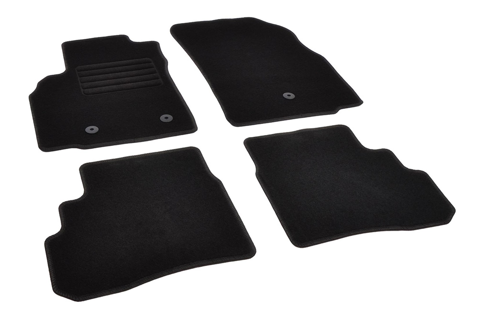 RIGUM Платнени патосници за Opel Karl 2015-2019, 4 дела, црни