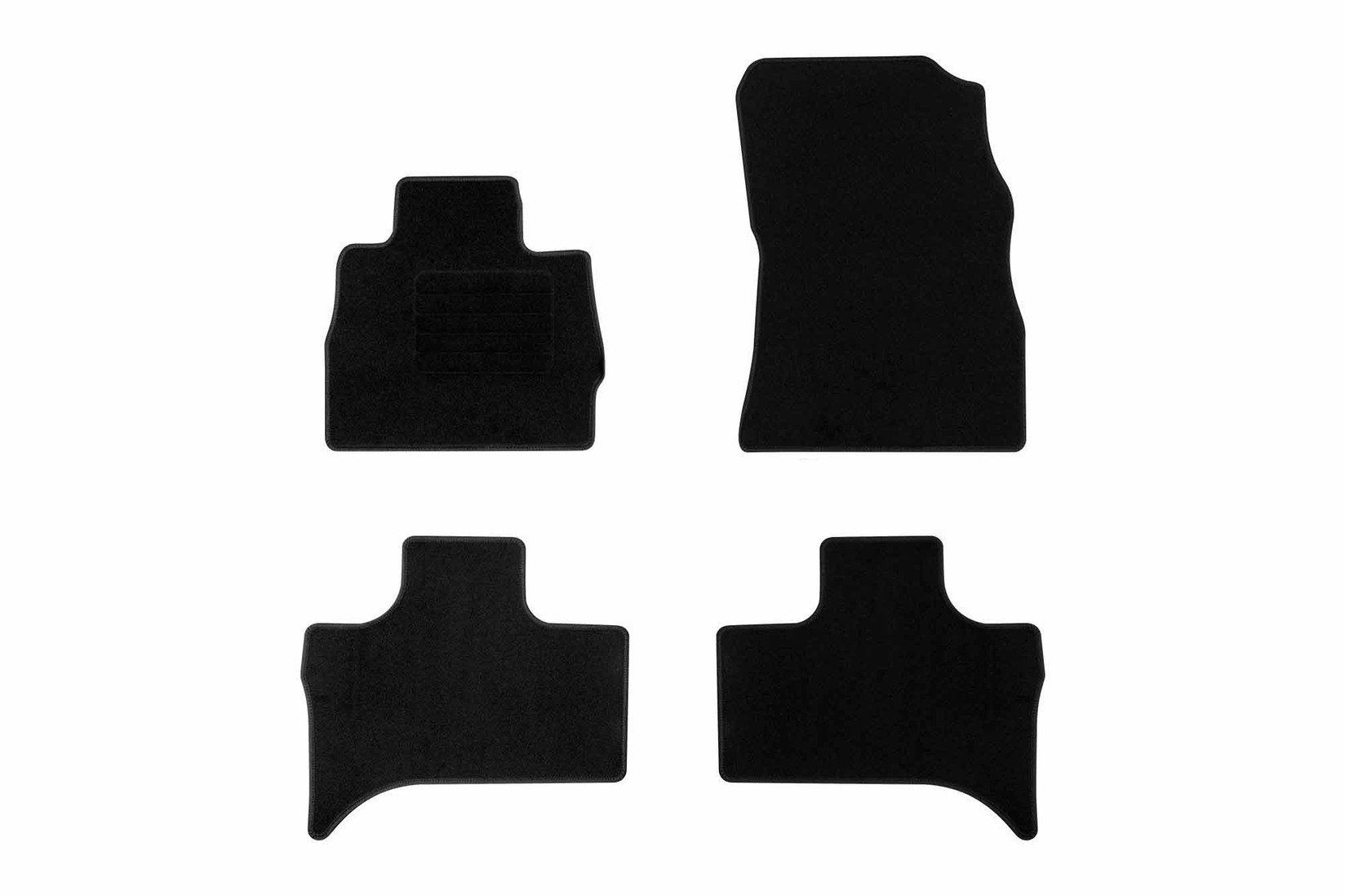 RIGUM Платнени патосници за  X5 E53 1999-2007, 4 дела, црни