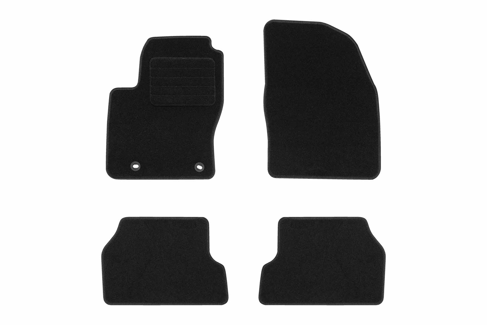 RIGUM Платнени патосници за Ford Focus 2004-2011, 4 дела, црни