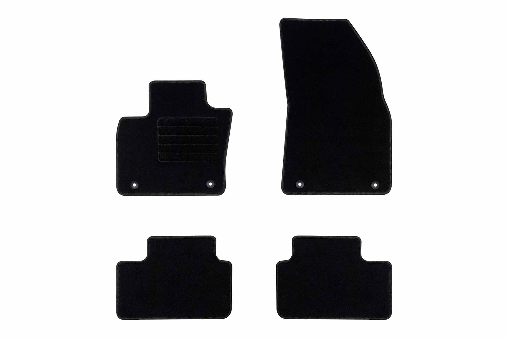 RIGUM Платнени патосници за Volvo XC40 по 2018 г., 4 дела, црни