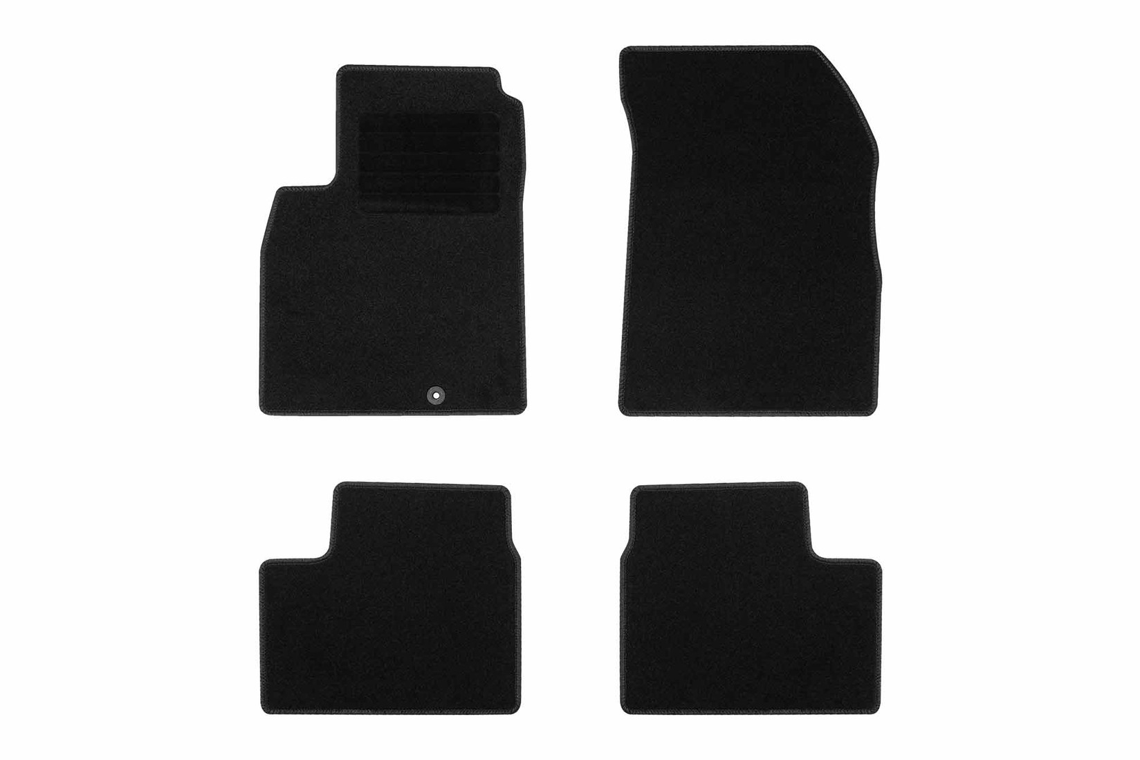 RIGUM Платнени патосници за Nissan Micra 2013-2017, 4 дела, црни