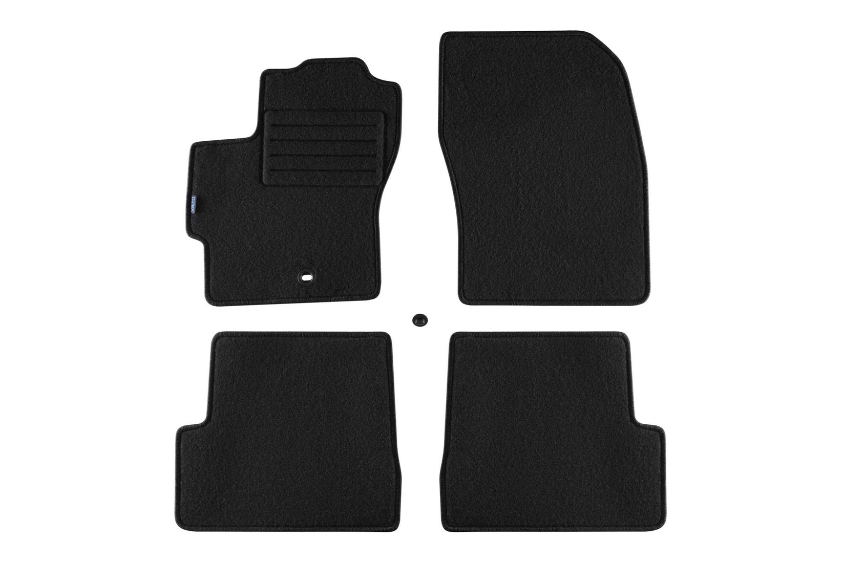 PETEX Платнени патосници за Mazda 3 10/2003-03/2009 4 делови црни (B091) Rex материјал