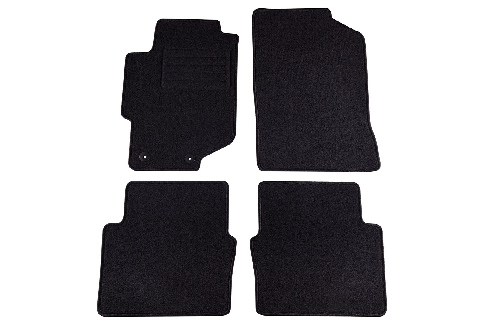 PETEX Платнени патосници за Honda Accord седан 10/1998-12/2002 4 делови црни Rex материјал