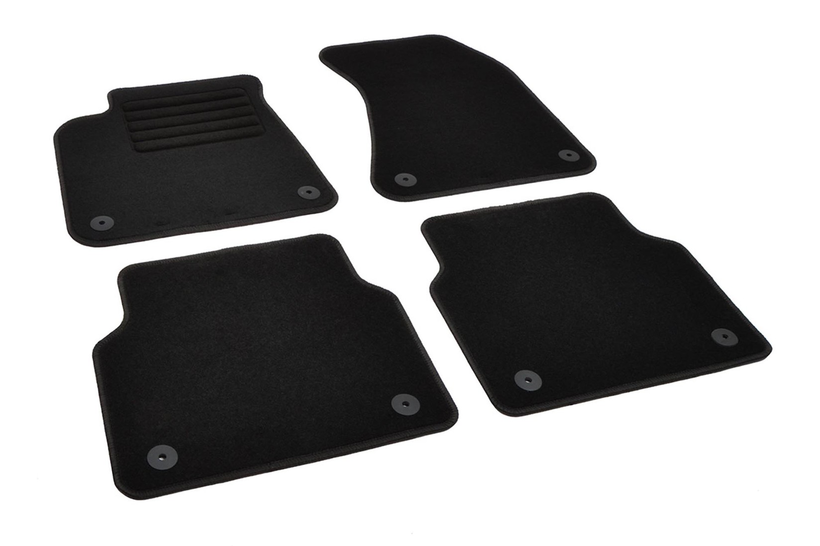 RIGUM Платнени патосници за Audi A8 2010-2017 кратка верзија, 4 дела, црни