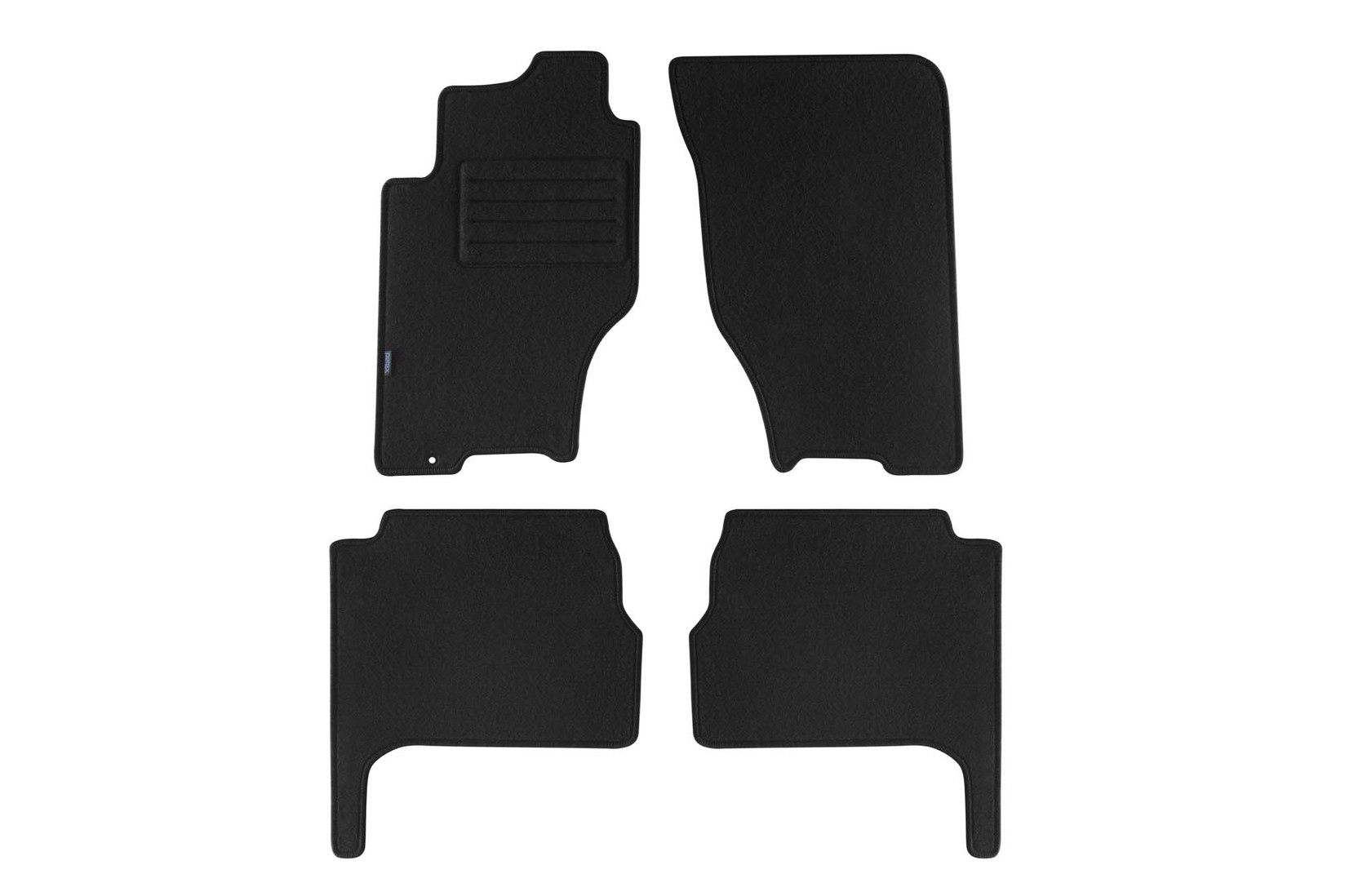 PETEX Платнени патосници за Kia Sorento 09/2002-08/2006 4 делови црни (B161) Rex материјал