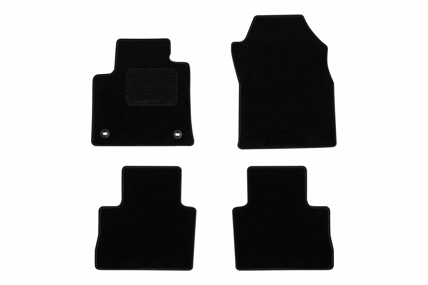 RIGUM Платнени патосници за Toyota Rav4 по 2019 г. Рачен Менувач, 4 дела, црни