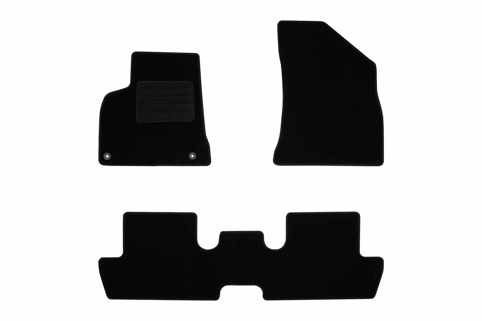 RIGUM Платнени патосници за Peugeot 3008 2009-2016, 4 дела, црни