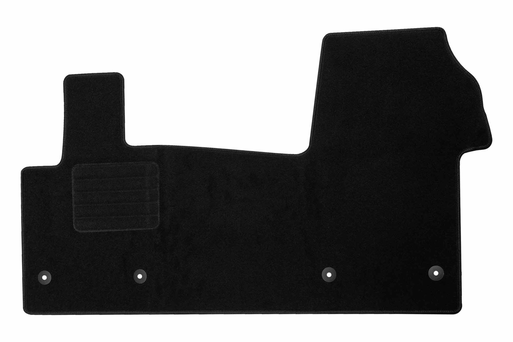 RIGUM Платнени патосници за Volkswagen T7 Multivan по 2022 г., 2 дела, црни