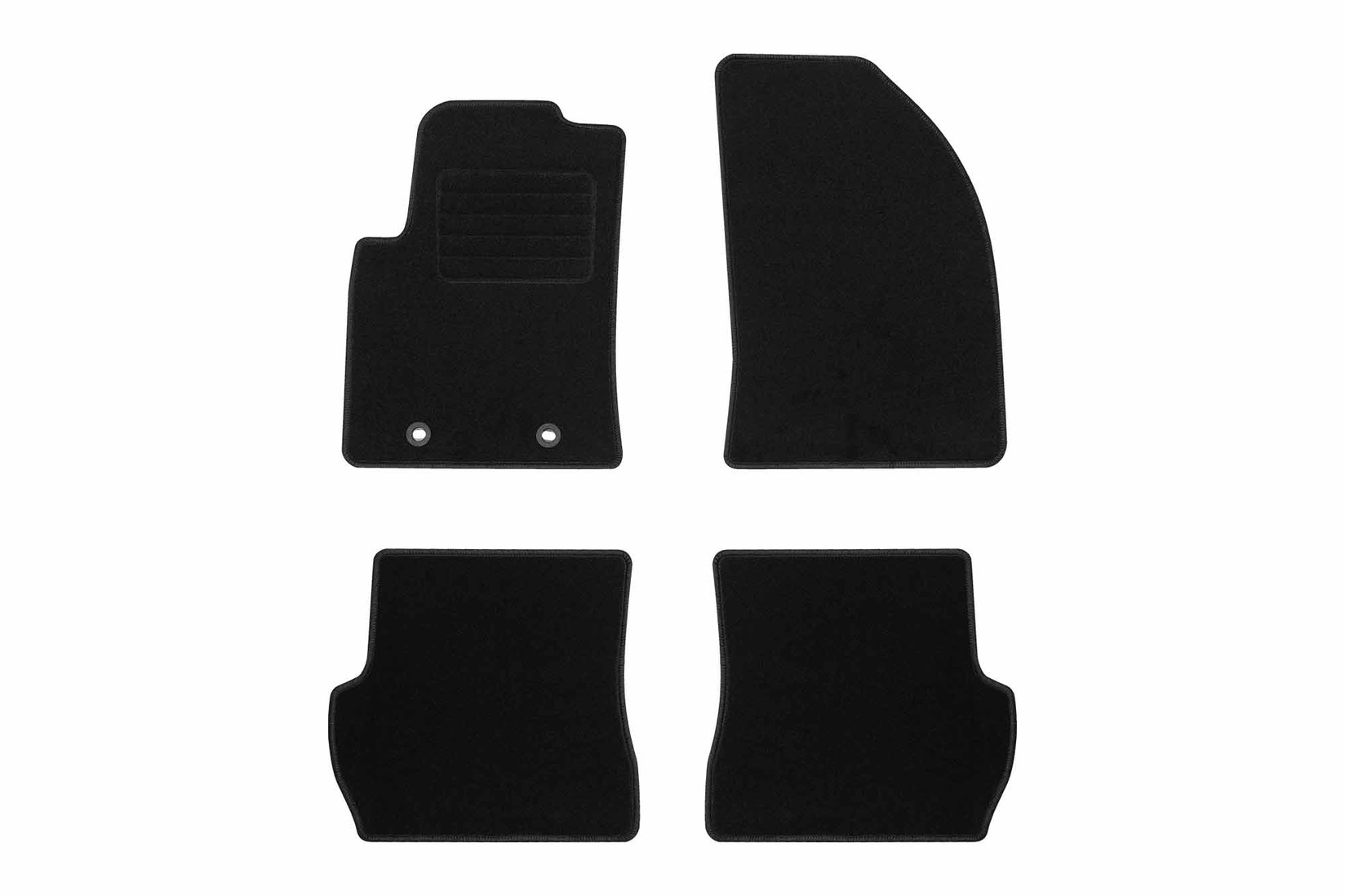 RIGUM Платнени патосници за Ford Fusion 2002-2006, 4 дела, црни