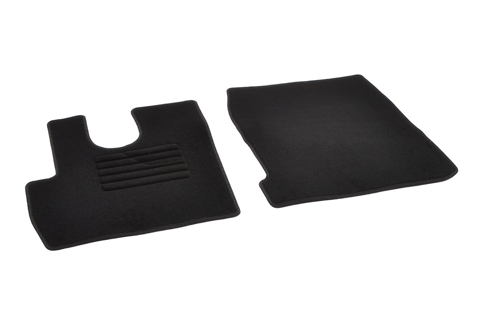 RIGUM Платнени патосници за DAF CF Euro 6 по 2014 г., 2 дела, црни