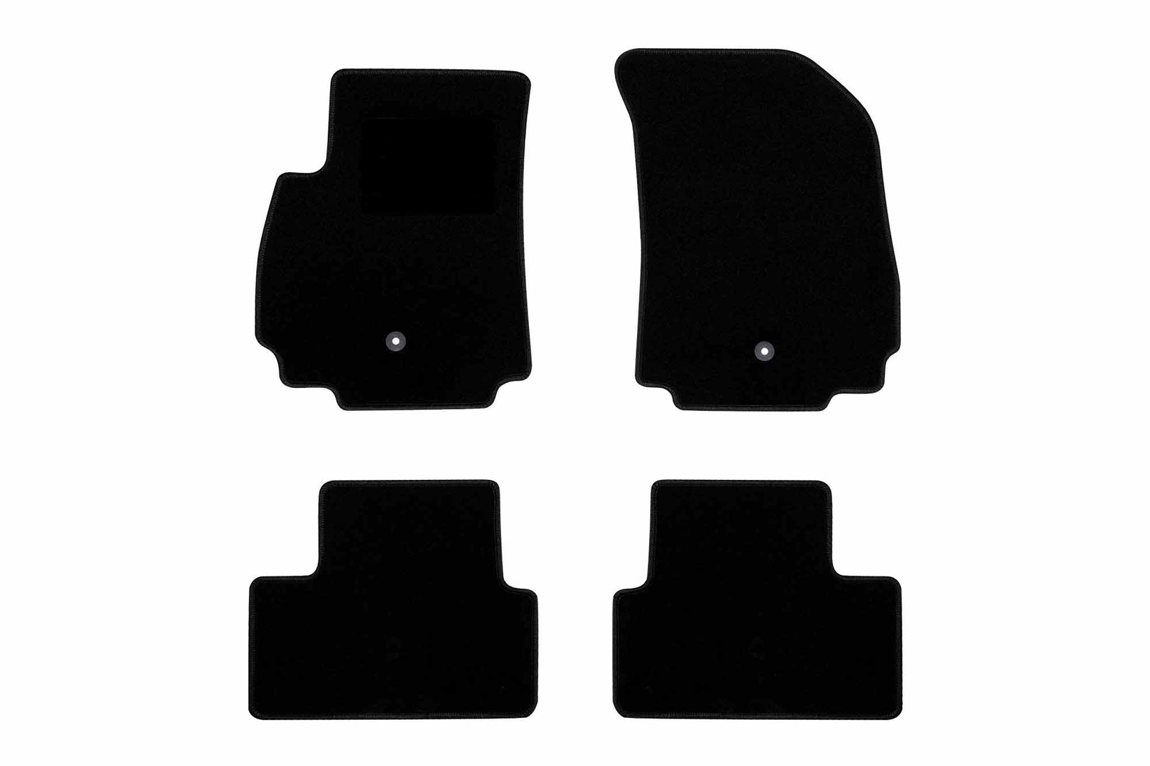 RIGUM Платнени патосници за Chevrolet Orlando 2010-2018, 4 дела, црни