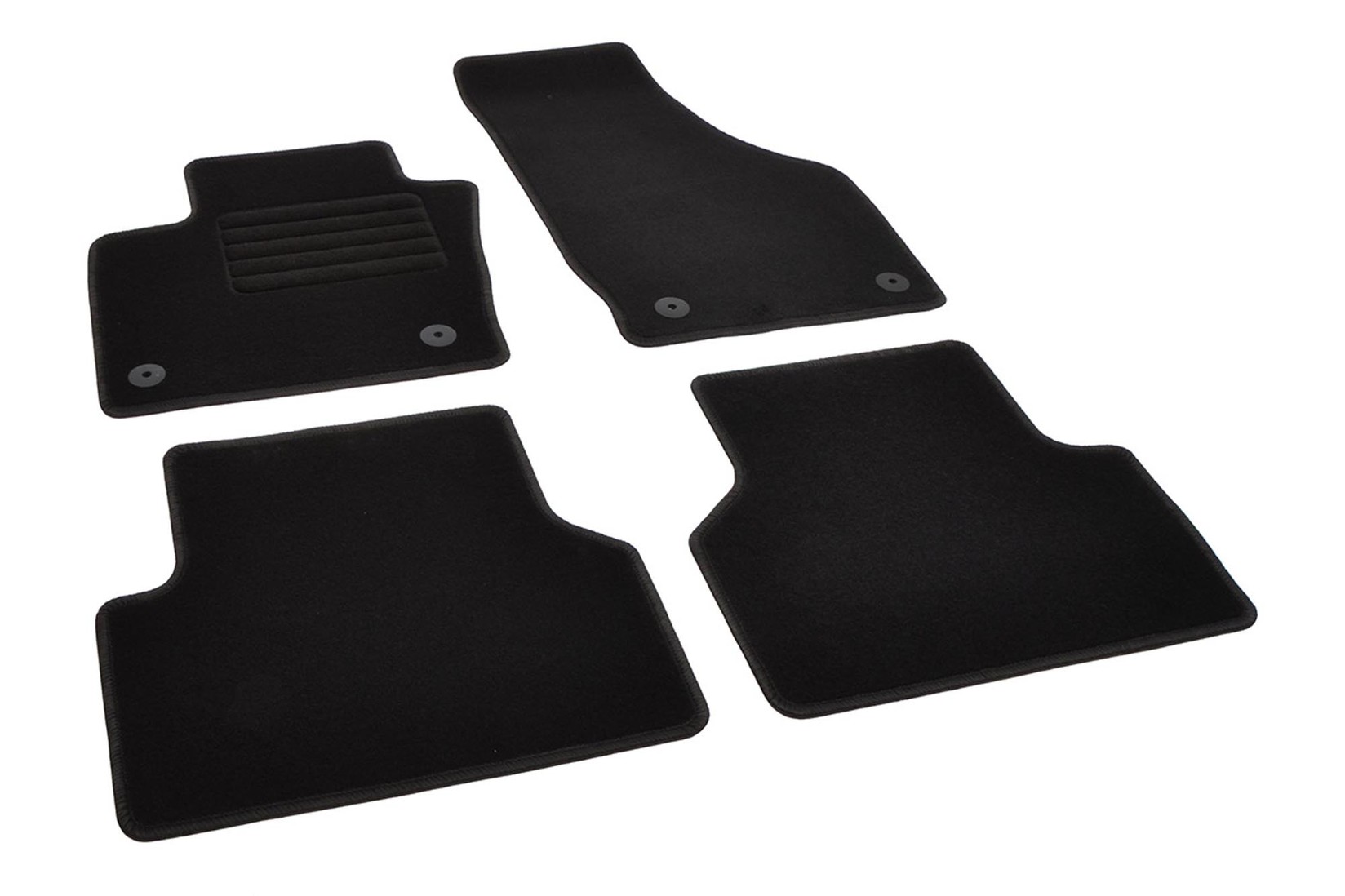 RIGUM Платнени патосници за Audi Q3 2011-2019, 4 дела, црни
