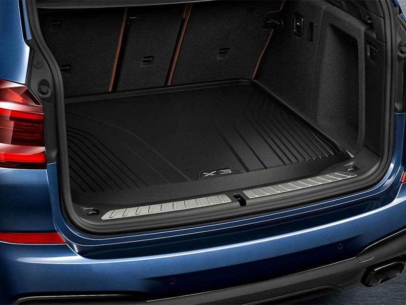 BMW Гумена Патосница за багажник на  X3 G01 по 2017 г., црни