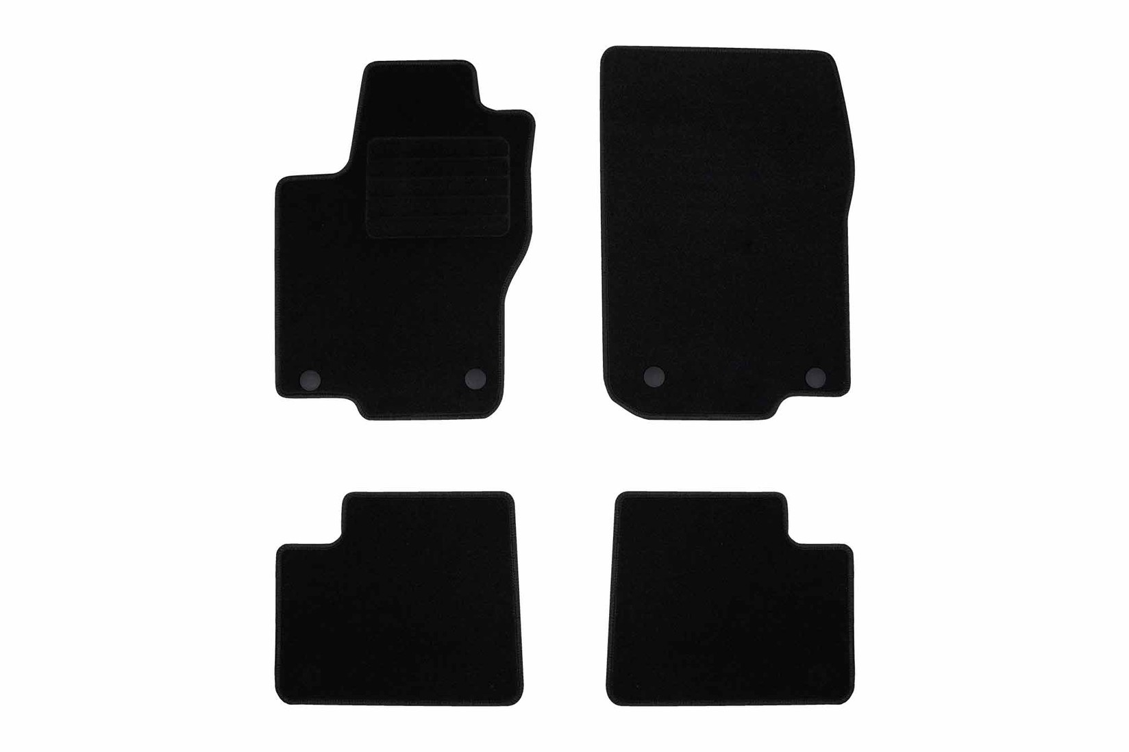 RIGUM Платнени патосници за Mercedes GL X166 2012-2015, 4 дела, црни