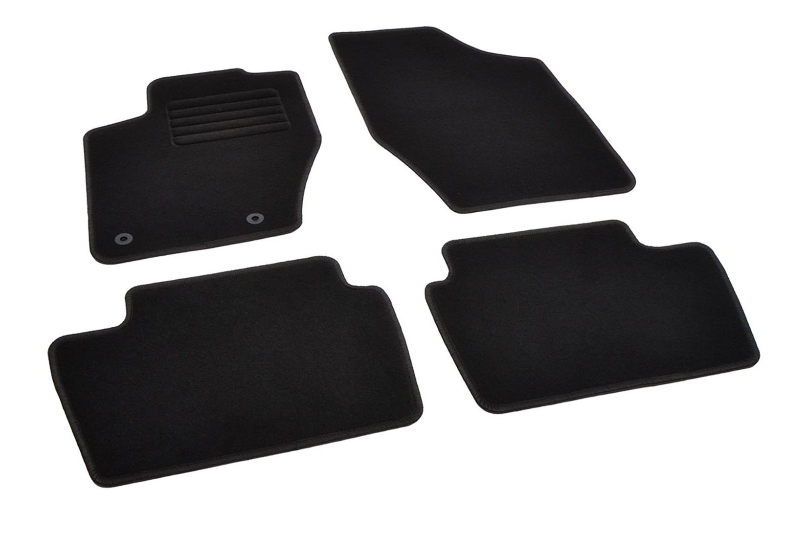 RIGUM Платнени патосници за Citroen C4 2004-2011, 4 дела, црни