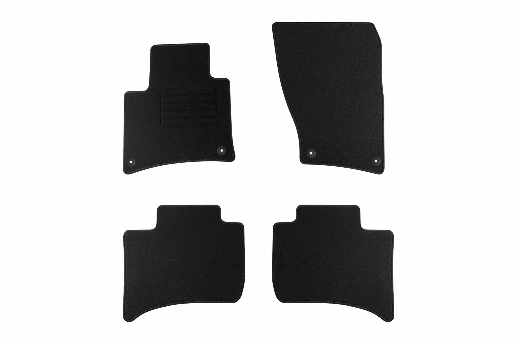 RIGUM Платнени патосници за Porsche Cayenne 2010-2018, 4 дела, црни