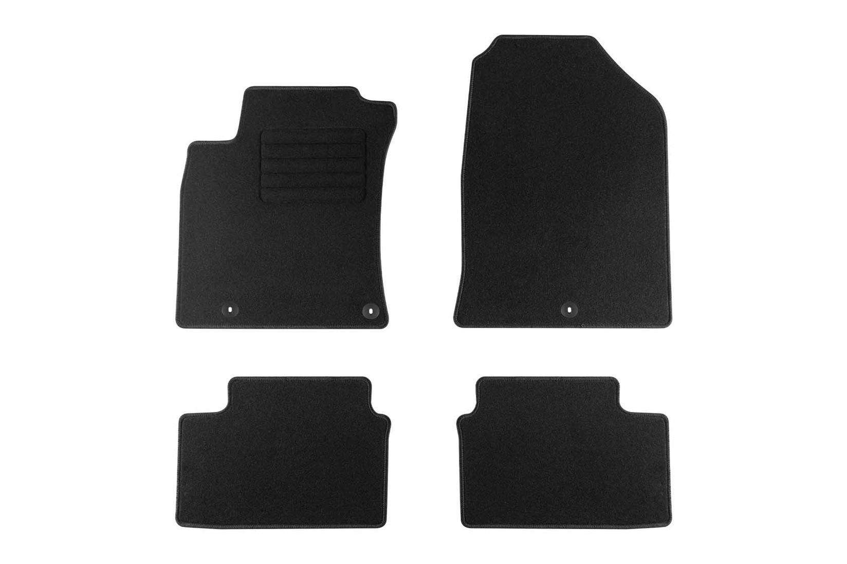 RIGUM Платнени патосници за Hyunadai I30 по 2017 г., 4 дела, црни