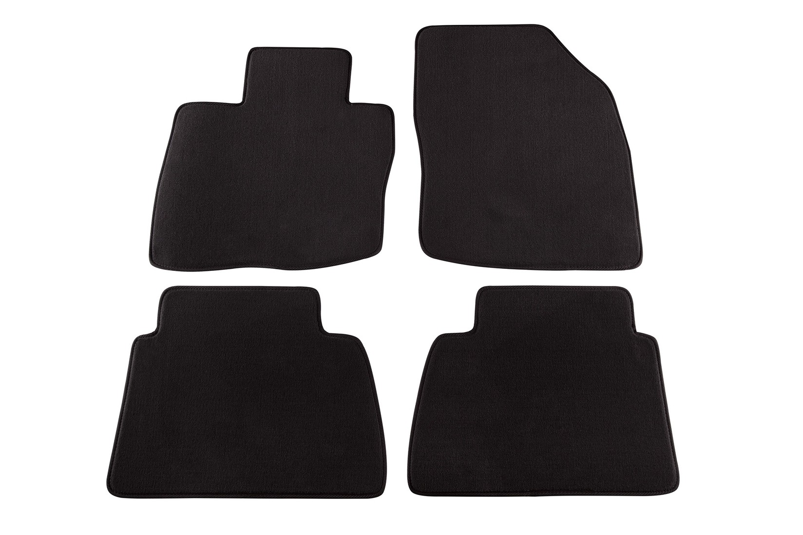 PETEX Платнени патосници за Honda Civic 5 врати со мали задни патосници 1/2006-1/2012 4 делови црни (KL04) Style материјал