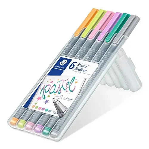 Fineliner Сет Pastel фломастери 0.3ММ - 6 во 1