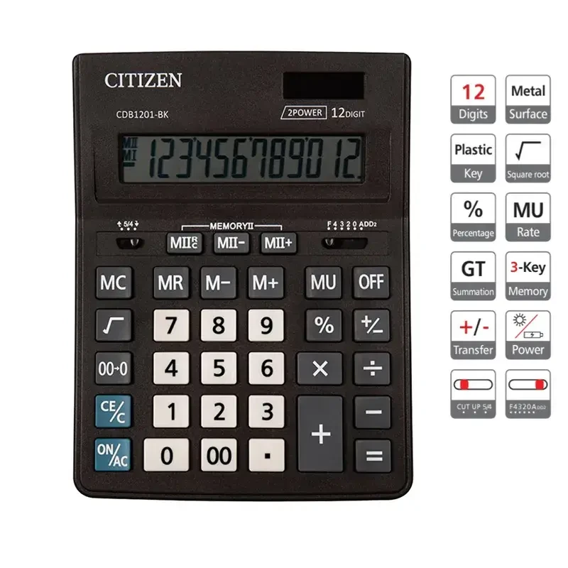 Дигитрон CITIZEN CMB1201-BK