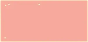 Donau Сепаратор - А4 формат,100 парчиња 235X105mm Розева боја