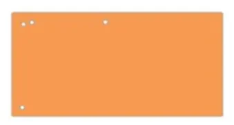 Donau Сепаратор - А4 формат,100 парчиња 235X105mm Портокалова боја