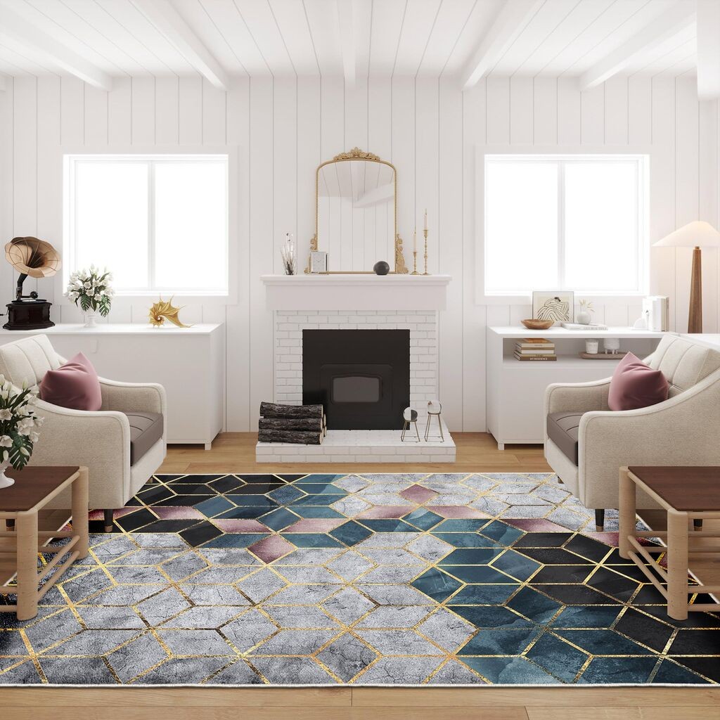 Conceptum Hypnose тепих Hmnt774, 80x200cm, Шарена