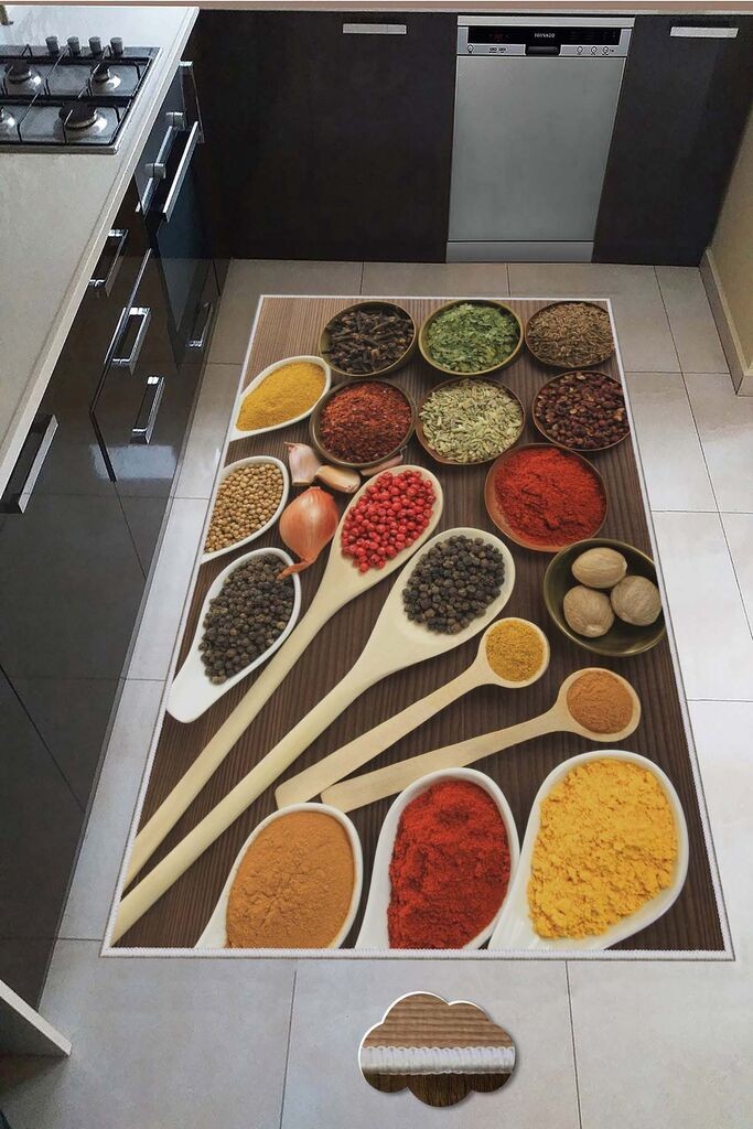 Conceptum Hypnose Carpet Hmnt559, 80x50cm, Шарена