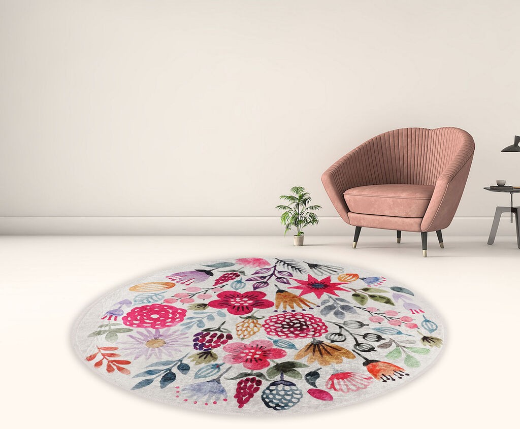 Дренажа за теписи Conceptum Hypnose, O200cm, Шарена