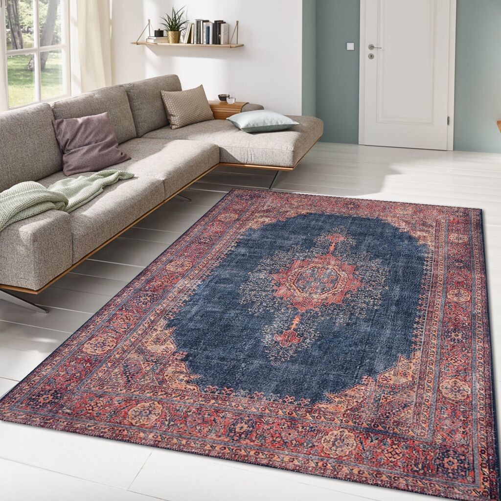 Conceptum Hypnose Carpet Blues Chenille 26, 75x150cm, сина