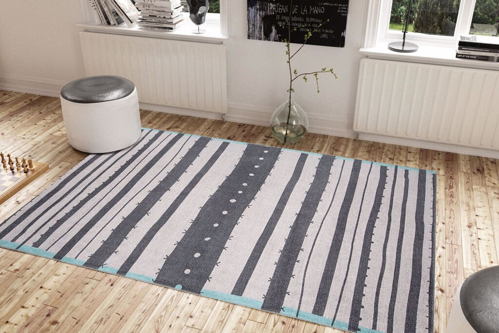 Conceptum Hypnose Carpet Funk Chenille 173, 75x230cm, црна