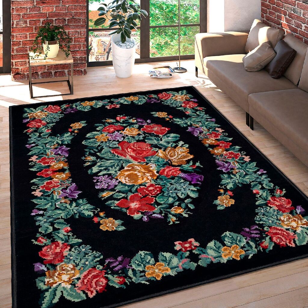 Conceptum Hypnose тепих Woosonil084, 80x150cm, црна