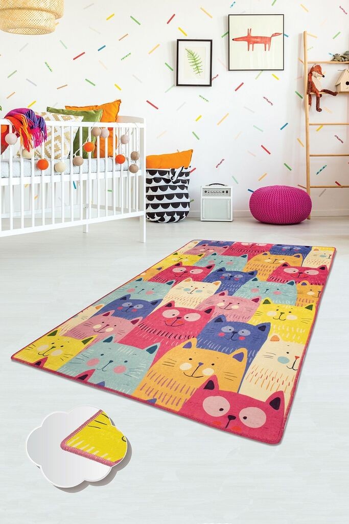 Conceptum Hypnose Carpet Cats Multi, 80x150cm, Шарена