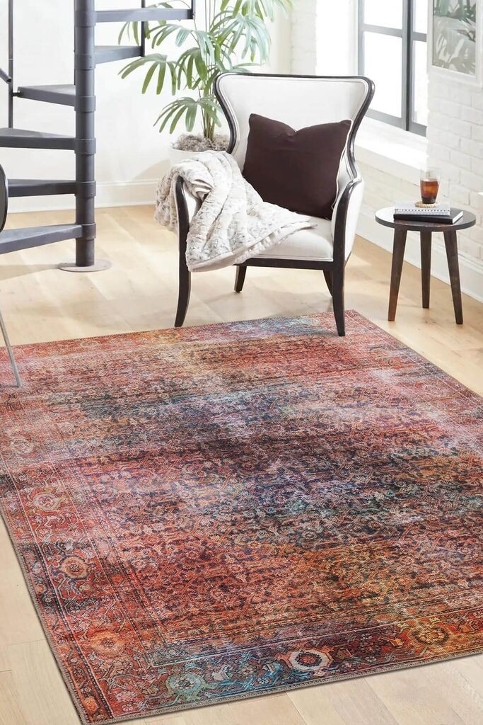 Концепт хипнозен тепих Фолк шанил 41, 75x150cm, Шарена