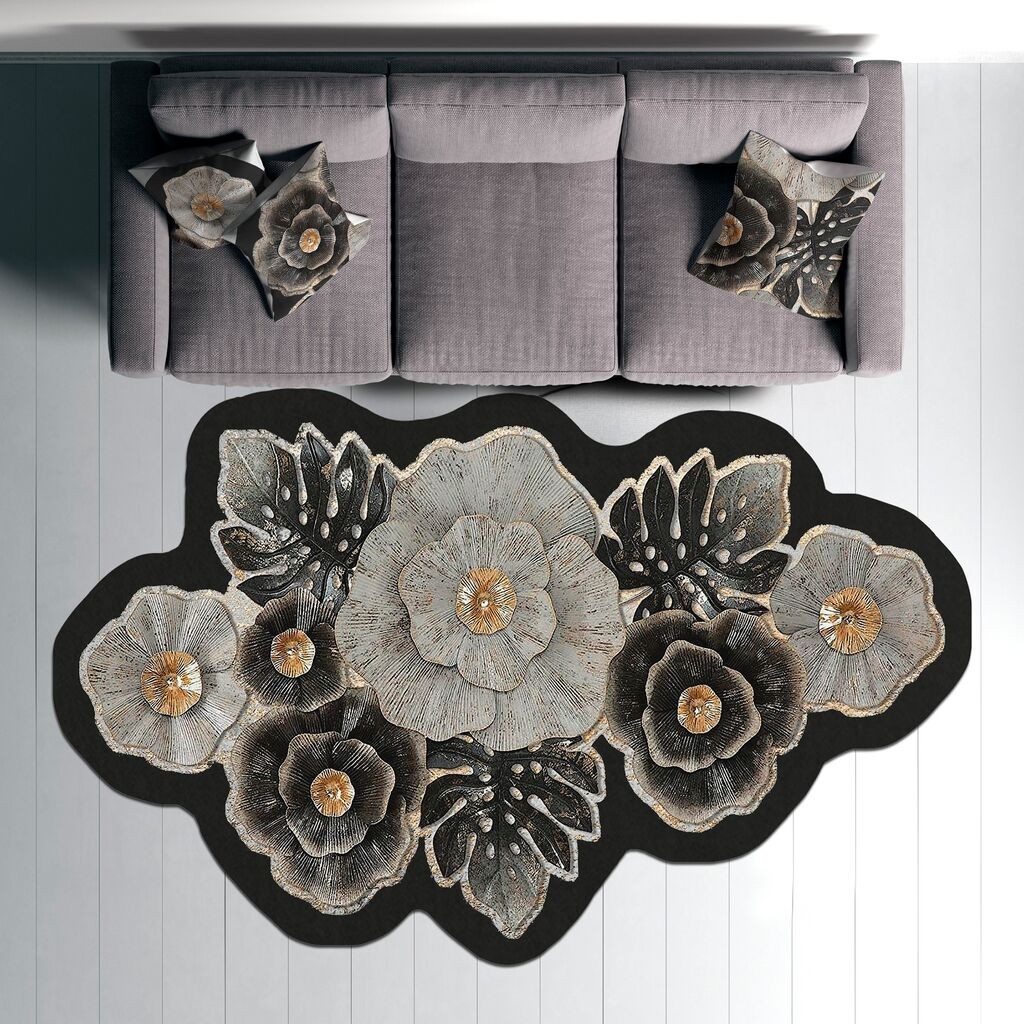 Conceptum Hypnose тепих Wookece1287, 100x150cm, црна