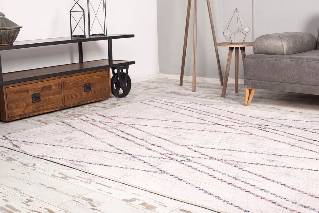 Conceptum Hypnose тепих Dorian Chenille 279, 75x150cm, бела