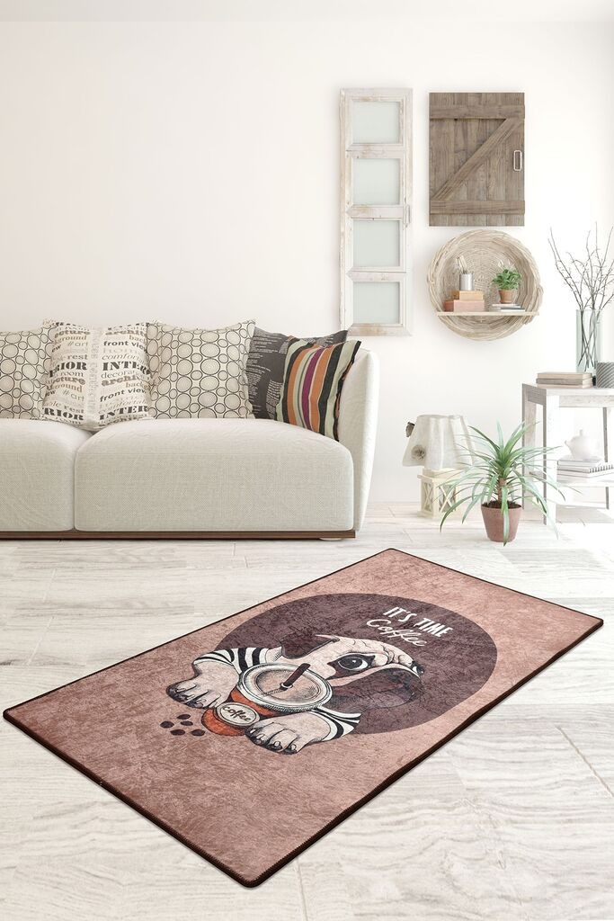 Conceptum Hypnose Tepet Pugs - Кафе, 60x140cm, кафеава