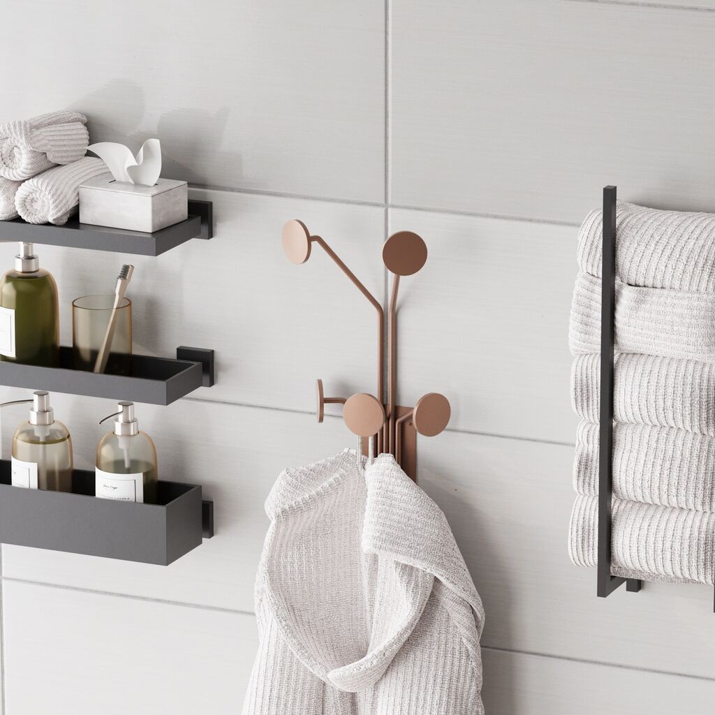 Кука за закачување „Жирафа во форма на жирафа во стилот на Wallity", црна