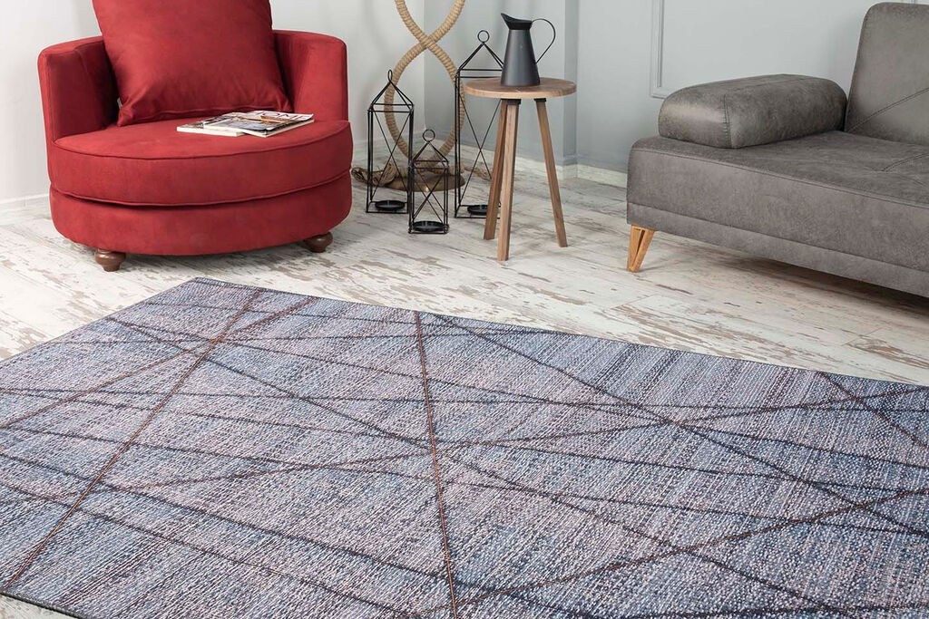 Conceptum Hypnose Carpet Funk Chenille 163, 75x230cm, сина