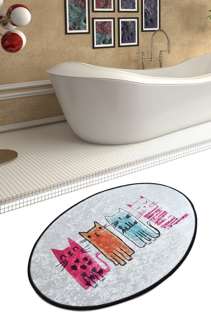 Тепих Conceptum Hypnose Бебешки мачиња, 60x90 см, Шарени