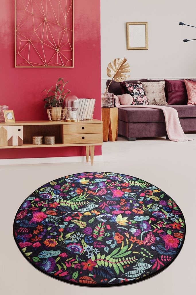 Conceptum Hypnose Carpet Pictura, O100cm, црна