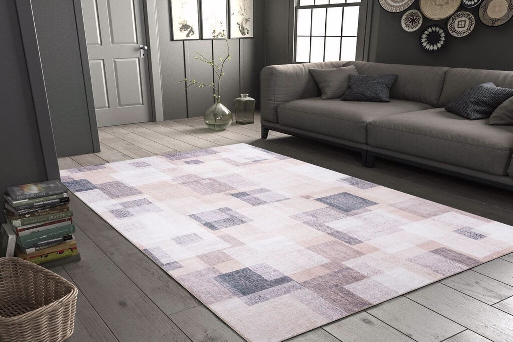 Conceptum Hypnose Carpet Funk Chenille 243, 75x150cm, бела