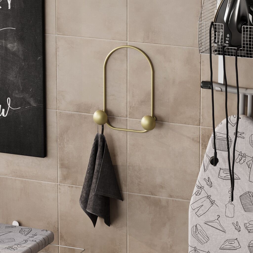 Wallity закачалка за dzид Жаба, 2 куки, црна