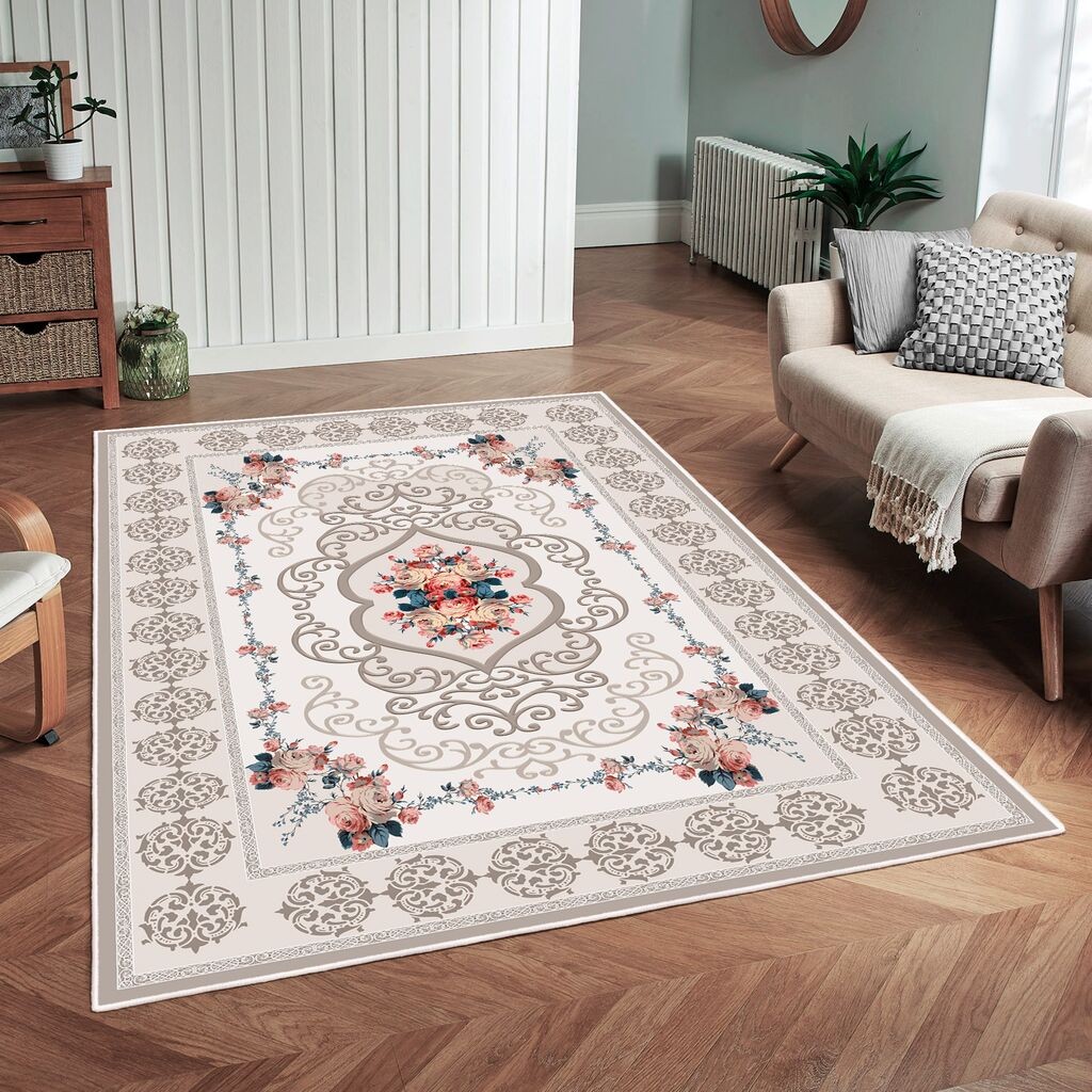 Conceptum Hypnose тепих Woobtny0205, 80x50cm, бел