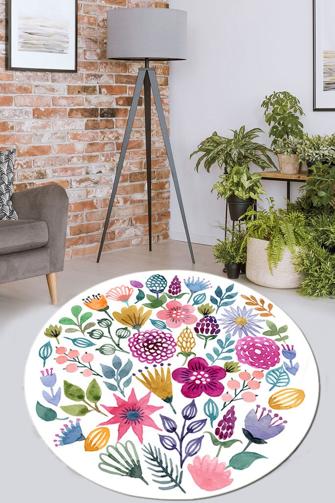 Дренажа за теписи Conceptum Hypnose, O100cm, Шарена